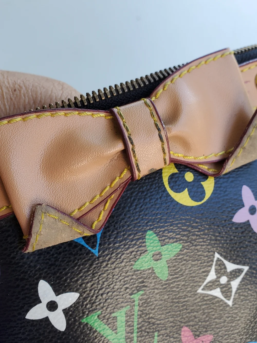 Louis Vuitton Pochette Handbag Multicolor Fair Condition